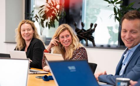 Ila Reinders during business meeting