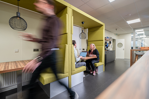 Walking past colleauges