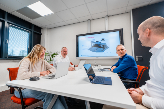 Meeting with several departments